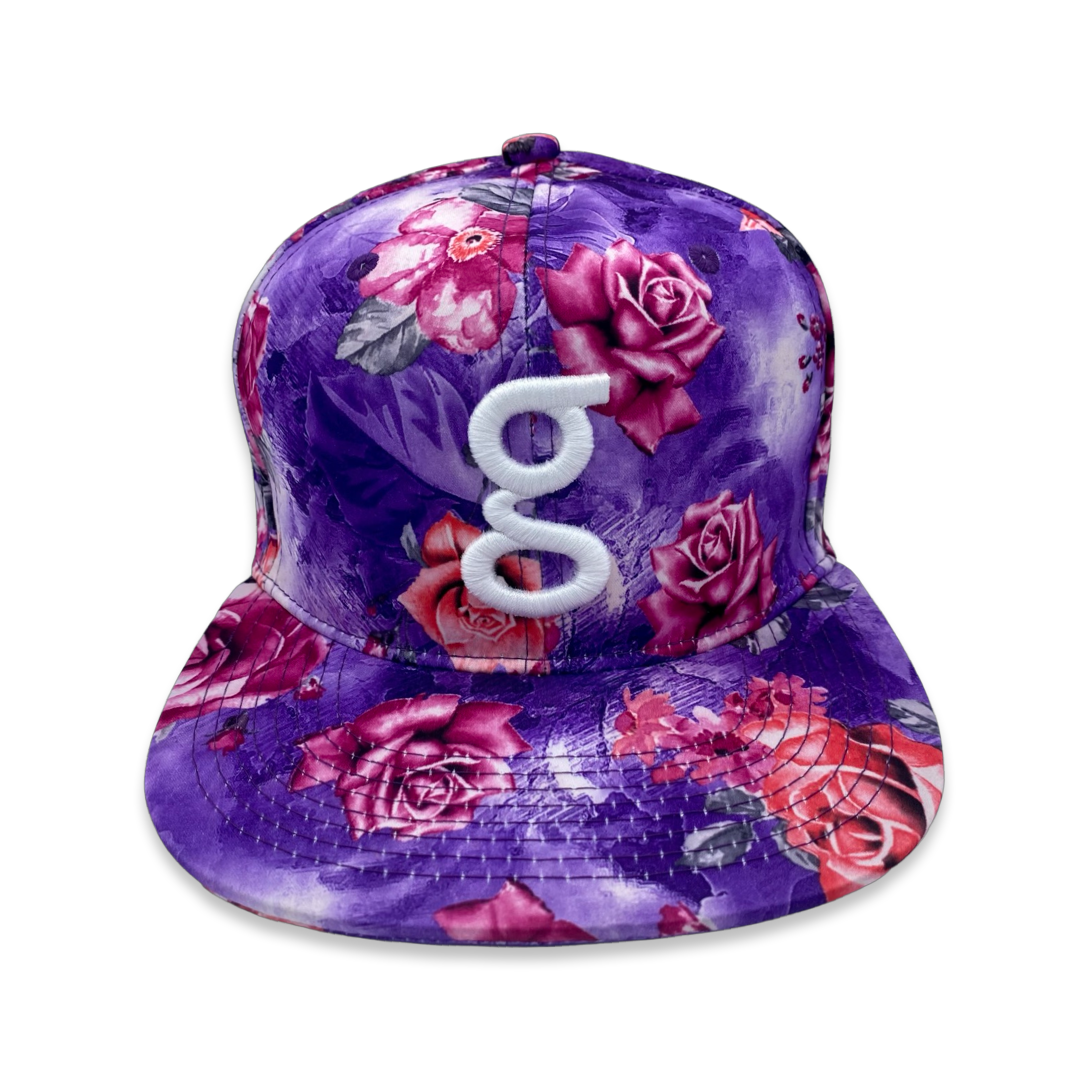 Purple Tone Floral Classic GBELTS Snapback